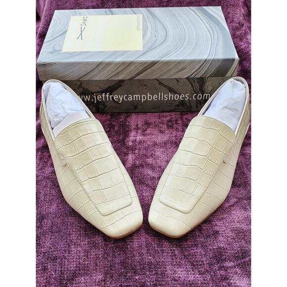 Jeffrey Campbell Marko Croc Embossed Loafer - Picture 2 of 9